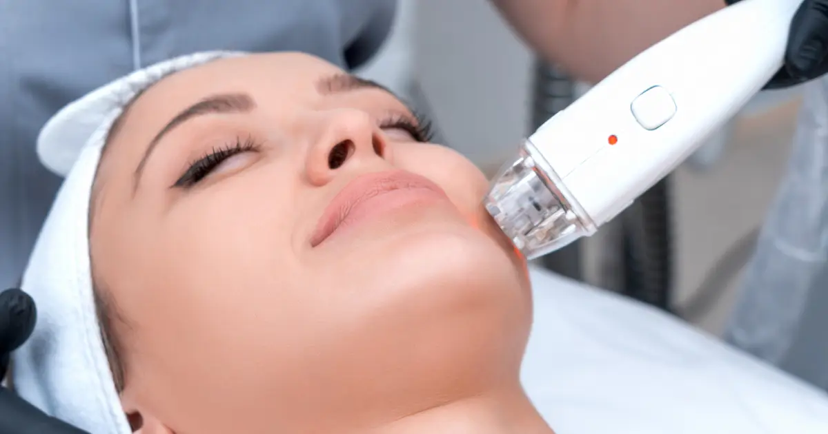 A Women receiving Laser Facial In Harbor City, CA